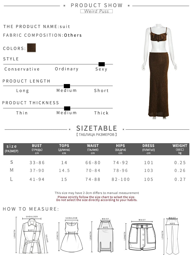 Girls Of Fashion Gold Wire Elegant 2 Piece Set Sexy Women Fungus Edge Camisole Tops+Long Skirts Skinny Summer Matching Vacation Suits