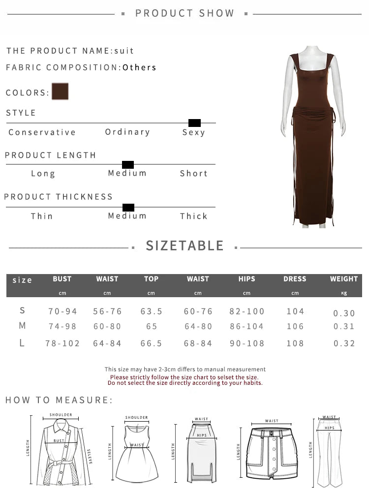 Girls Of Fashion Elegant 2 Piece Set Women Summer Trend Square Collar Bodysuit Tops+Side Shirring Skirts Streetwear Matching Suits