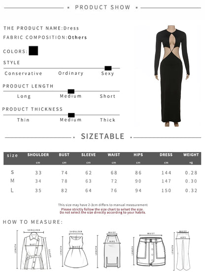 Weird Puss Sexy Coquette Dress Women Hollow Irregular Waistless Backless Full Sleeve Stretch Skinny Clubwear Hipster Vestidos D4